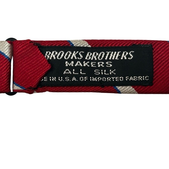 Brooks Brother/Stanley Blacker Four Silk Bow Ties 3 x 17.5” neck & 1 x 16.5” - Picture 10 of 13